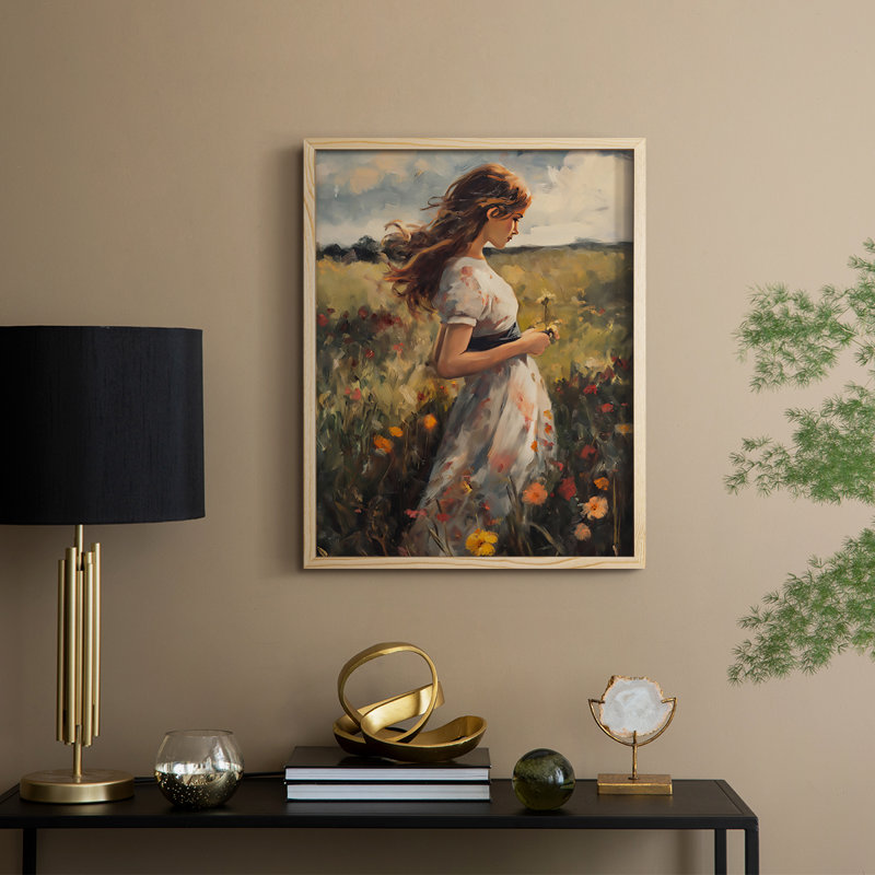 Reproduction encadrée WOMEN Series CCLxxIV - bois massif, Naturel, H 30 po x l 24 po