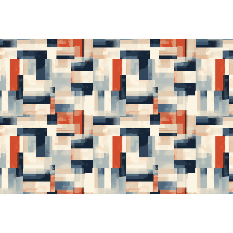 Modern Cubist Bedding, Twin Comforter