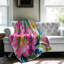 Bright Floral Art - couverture sherpa de qualité supérieure 1 pièce-100733914