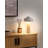 Wireless LED Table Lamp AGUSAN With Dimmer Metal Grey-52799995