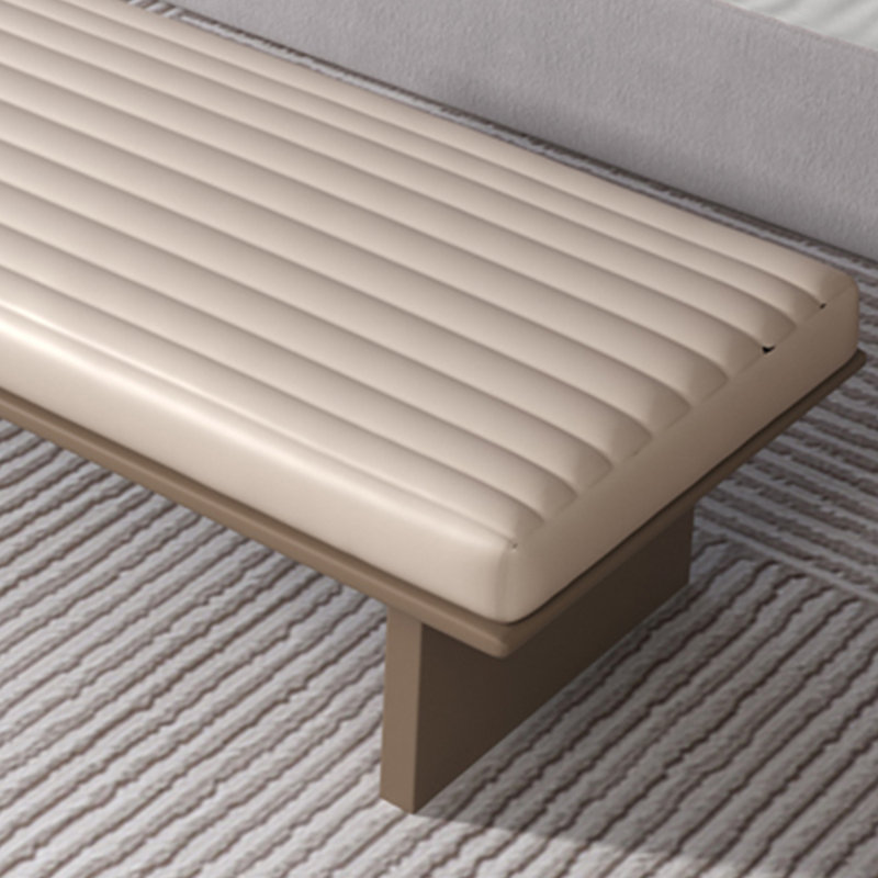 Banc, magasin de vêtements, tabouret, tabouret, canapé, cuir, H 16,14 po x l 35,43 po x P 18,11 po
