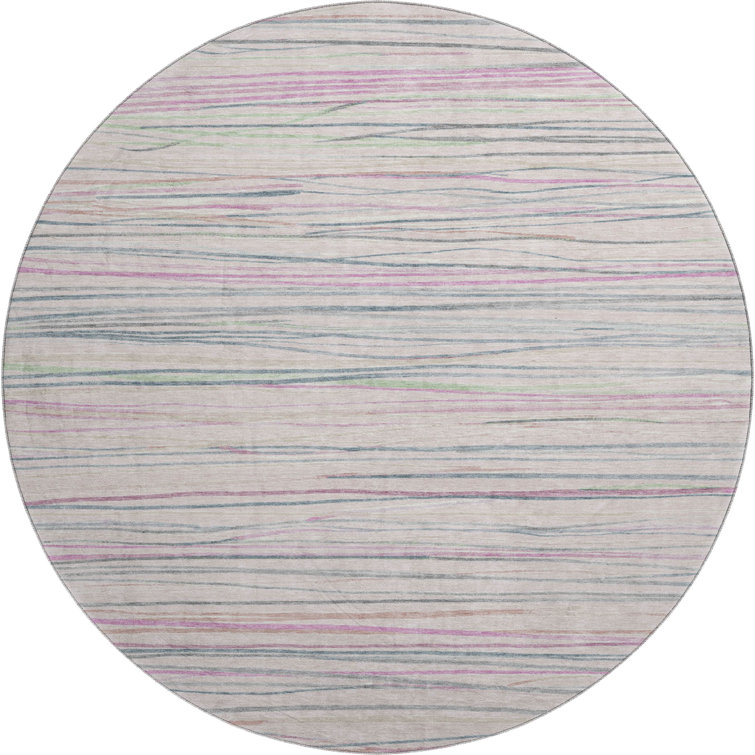Premium Machine Washable Harjo AMF1603 Stripes Rug