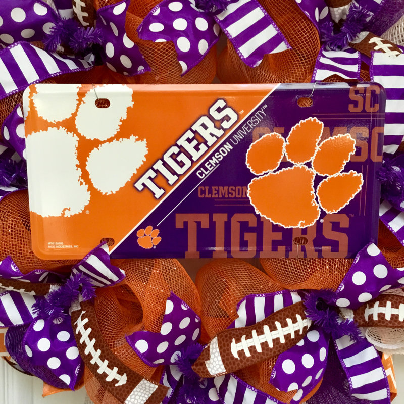 Couronne de football Tigers de l'Université Clemson