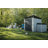 Keter Artisan 7x7 ft. Modern Durable Resin Outdoor Storage Shed With Floor and Double Doors for Garden Patio Furniture and Tools, Grey