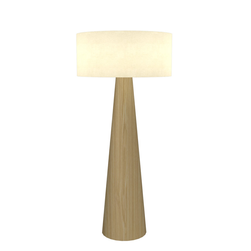 Cônica 62.4'' Novelty Floor Lamp, Sand
