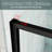 56" - 60" W x 71" H Pivot Swing Semi-Frameless Shower Door with 1/4" (6mm) Clear Tempered Glass-107686557