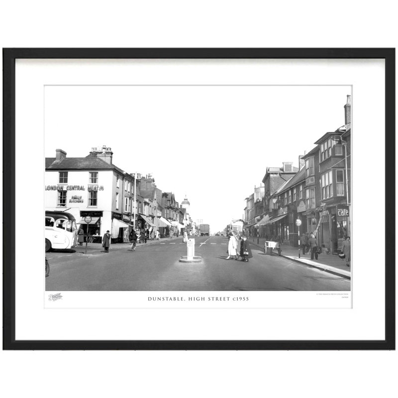 Dunstable, High Street C1955 - Single Picture Frame Print, 28cm H X 36cm W x 2cm D