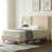 Luxury Modern Wingback Corduroy Upholstered Bed-1784210643-1784210641