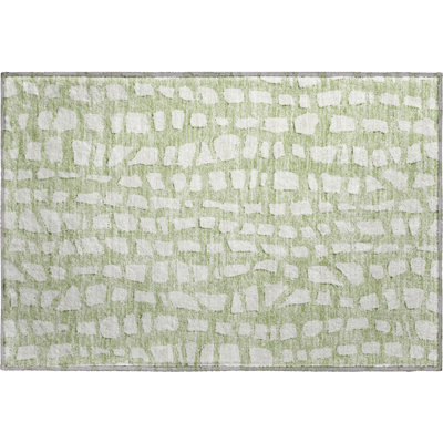 Premium Machine Washable Prisco Aloe Rug