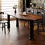 Walnut Rectangular Solid Wood Dining Table-133458173