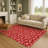 Premium Machine Washable Dockside AMF1814 HoHoHo Snowy Christmas Rug-883070086