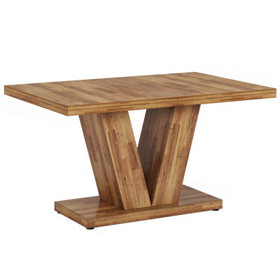 47.24" Walnut  Dining Table(Only Table,No Chair)