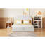 Lit plateforme tapissier Teddy