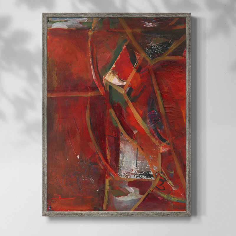 City Life II, reproduction encadrée - bois massif, H 11 po x l 9 po