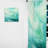 Britlynn Teal Storm And Wave Expression I - Nautical Velvet Curtain - Room Darkening - 1 panel-1371034601