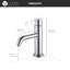 Robinet de salle de bain à poignée simple à fixation sur comptoir avec ensemble de drain Maesson - Chrome poli-122356294