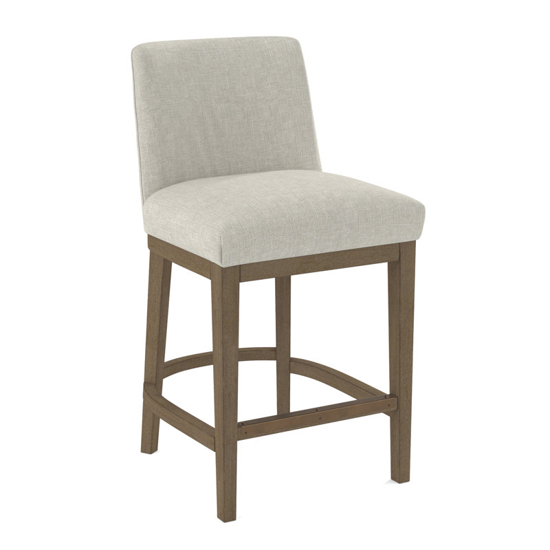 Upholstered Stool, 61412-32, Weathered Gray