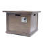 Foyer extérieur à grain carré en bois H 40 po x l 32 po à grain de bois, 40 000 BTU