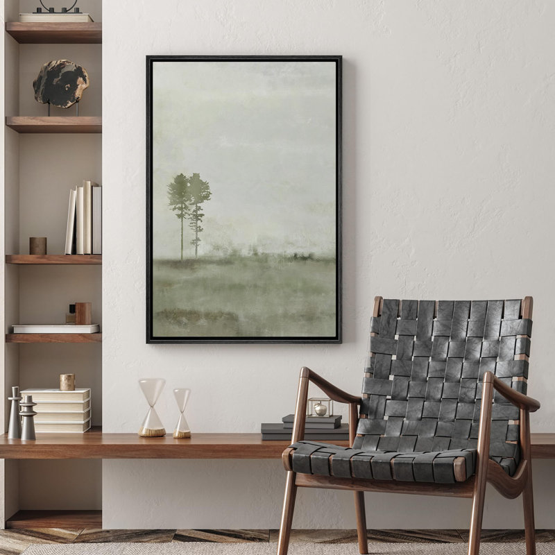 "Watercolor Pastel Rose Flower Spine Illustration Moody Dark Illustration Modern Art Work Decor", Cadre flottant noir