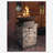 Square Polyresin Propane Smokeless Fire Column