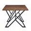 Table de salle à manger avec pieds en métal