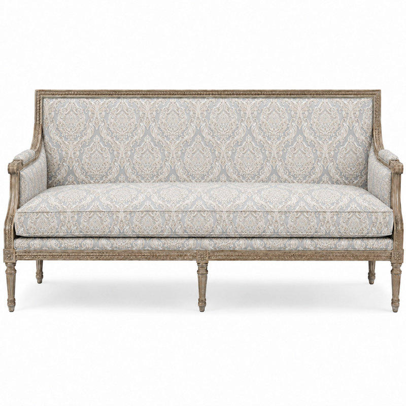 Damask Jacquard | Varley Fabric, Silver