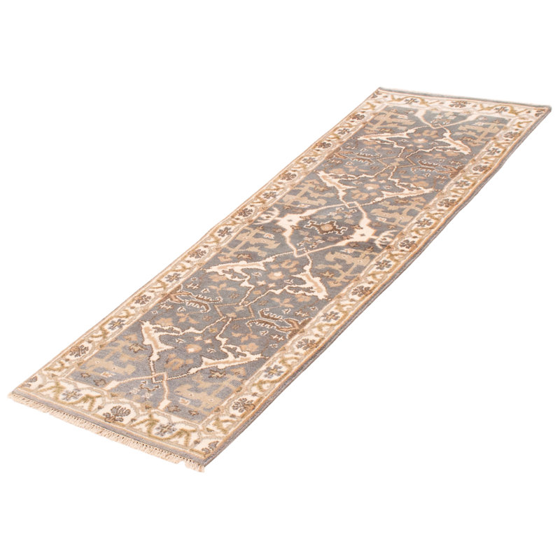 Tapis gris unique 2 pi 8 po x 7 pi 11 po Elsine