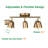3 Light Ceiling Track Lighting Kit