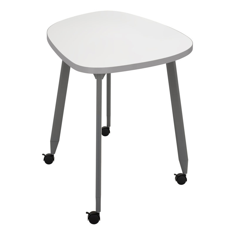 Table mobile mobile à losanges arrondis - flexible pour la collaboration en groupe