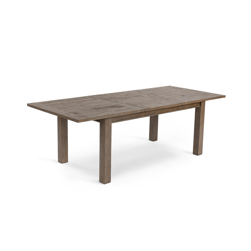 Driftwood Extendable Dining Table, Distressed Brown