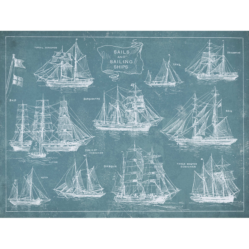 «Sailing Ships» par Wild Apple Portfolio - reproduction sur toile, H 30 po x l 40 po