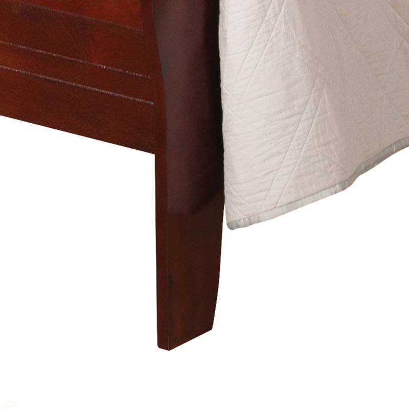 Charmant lit cerise traditionnel, Cerisier, Grand lit