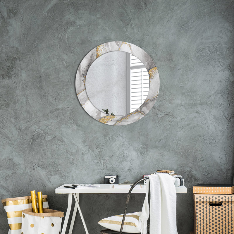 Huldar Glass Flat Wall Mirror