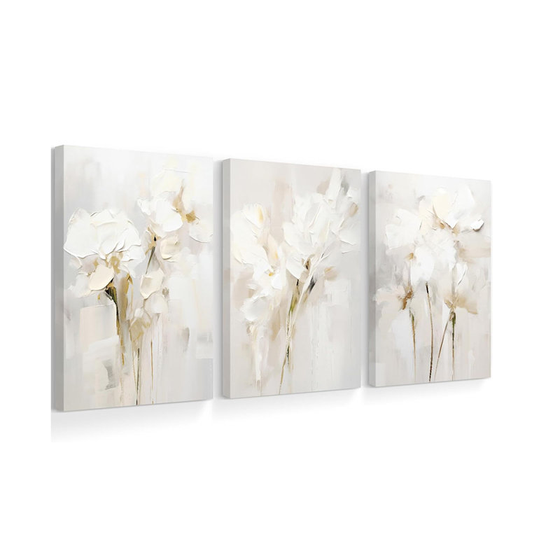 3 Piece Wrapped Canvas Print, 60 cm H x 120 cm W