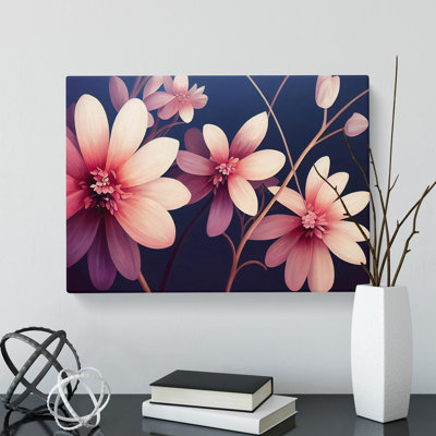 Ravishing Flowers - Wrapped Canvas