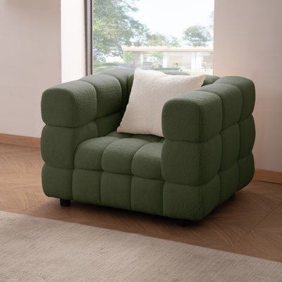 Fauteuil rembourré Boucle