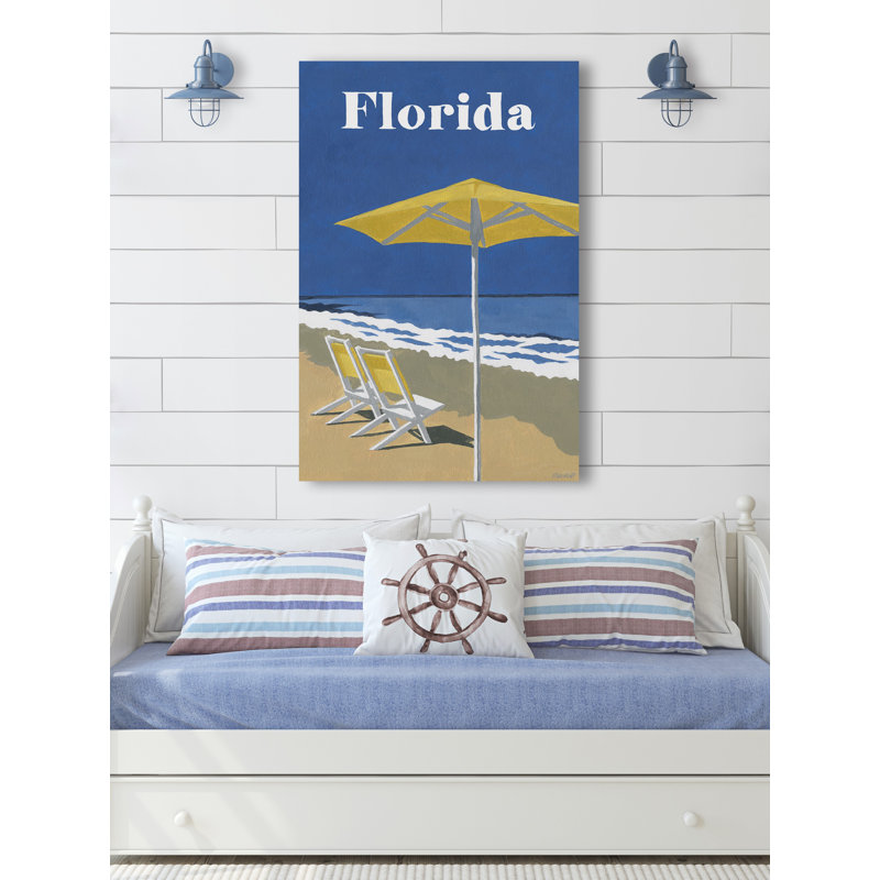 Sun Soaki in Florida - Reproduction d'art sur toile tendue, H 30 po x l 20 po x P 1,5 po
