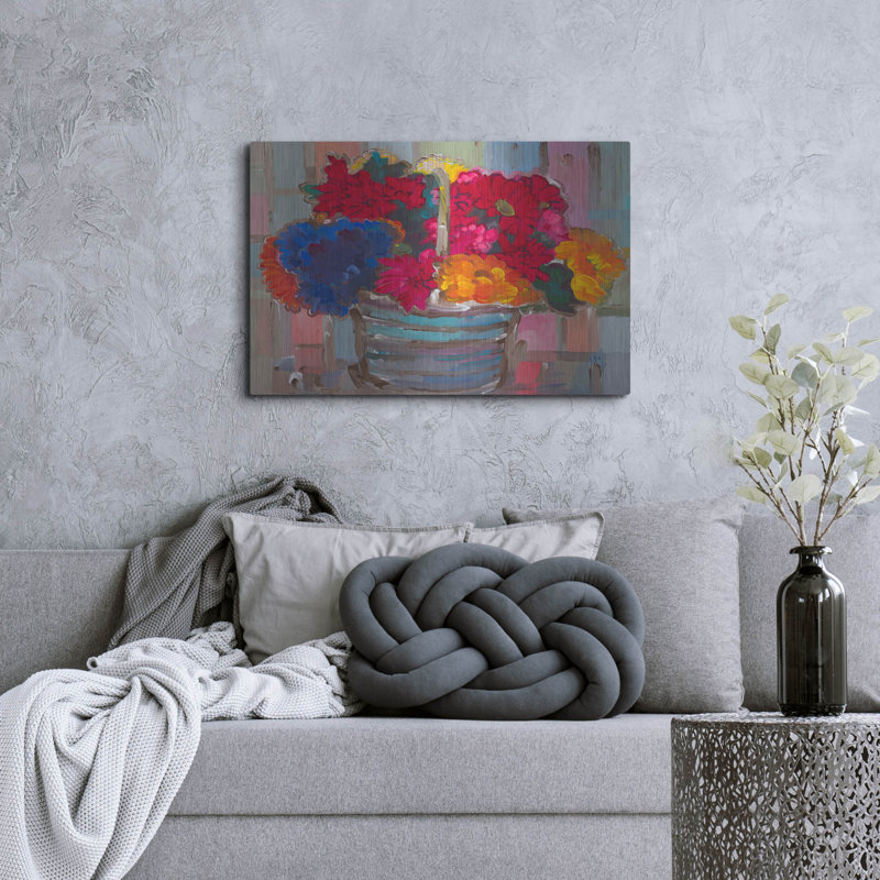 Luxe Basket Art «Basket Of Flowers II» par Hooshang «Basket Of Flowers II» par Hooshang Khorasani