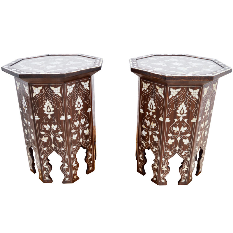 Syrian Glass End Table