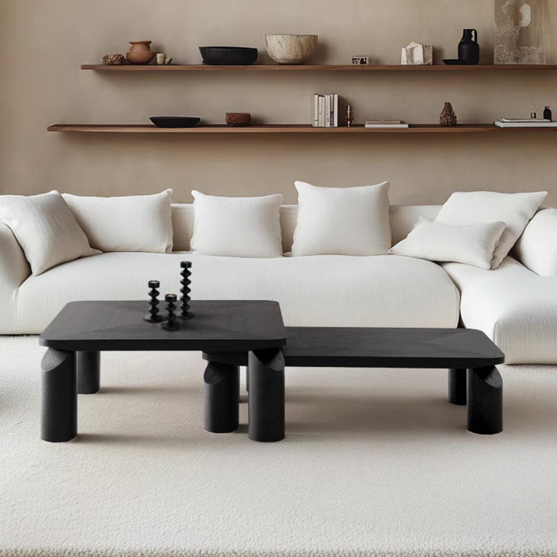 Table basse rétro légère et luxueuse
