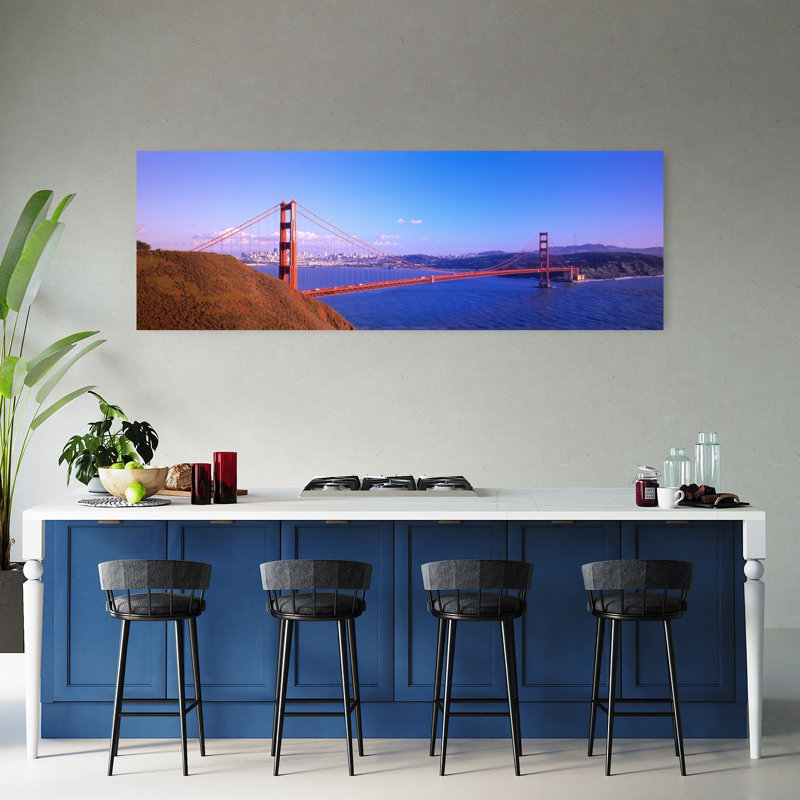 Golden Gate Bridge San Francisco CA USA by Thomas Winz - Wrapped Canvas Panoramic Print, 50.8 cm H x 152.4 cm W
