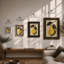 Single Pear With Leaves Botanical - Print-370887740-370887736