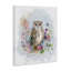 Art mural sur toile, hibou et guirlande florale par Fab Funky-784569897