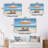 Coastal Nautical & Beach Wall Decor on Metal