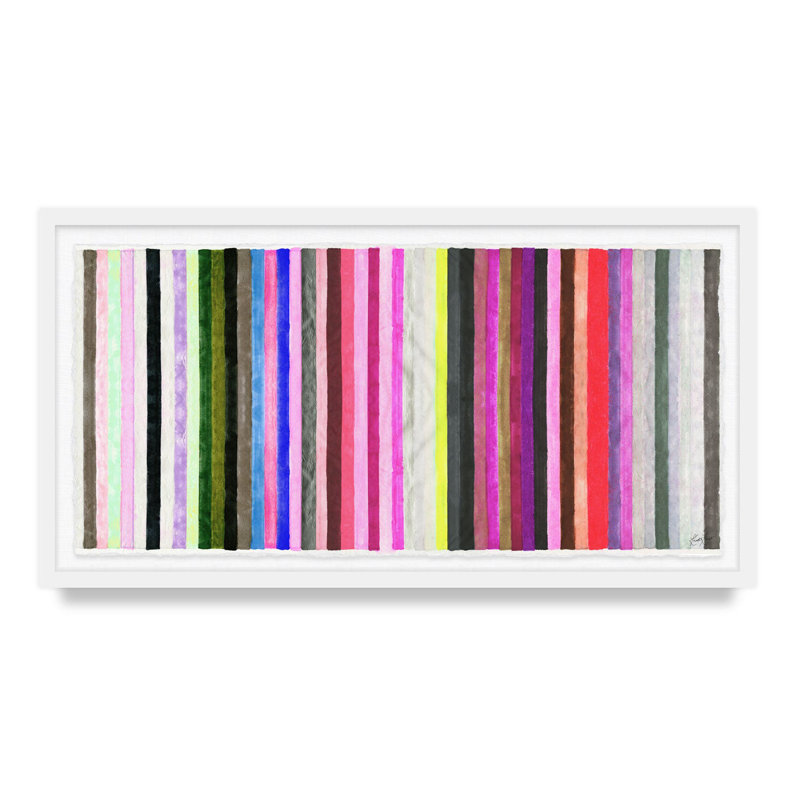 Chromatic Harmony #25 By Kristi Kohut, 48" H x 36" W, White Wood