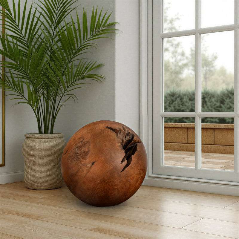 Teak Wood Ball