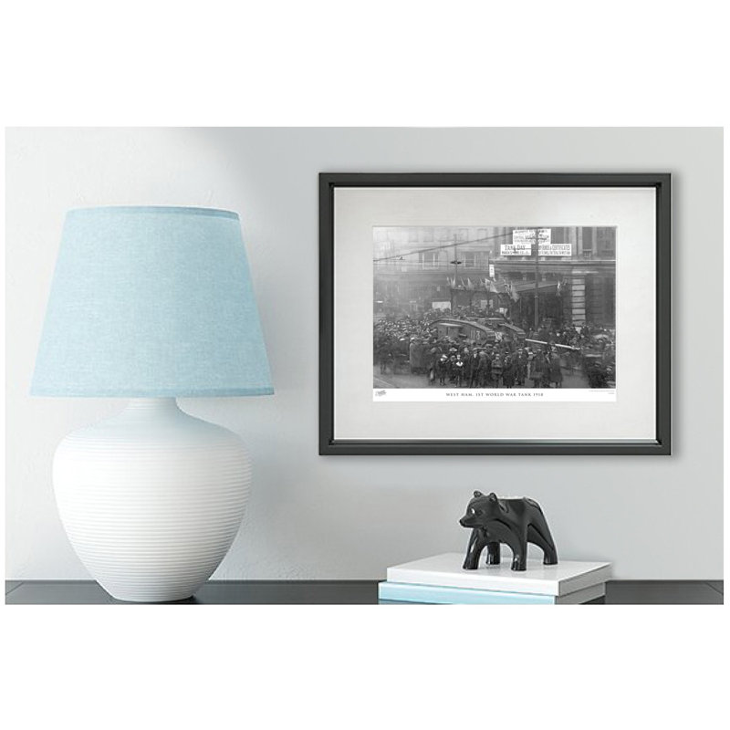 West Ham, 1St World War Tank 1918 by Francis Frith - Single Picture Frame Print, 28cm H x 36cm W x 2.3cm D