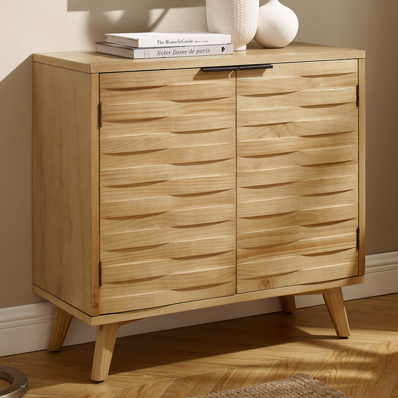 Bump Pine Grain Cabinet