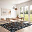 Tapis lavables rétro floraux pour la chambre à coucher, le salon et le couloir-130459109-130459110