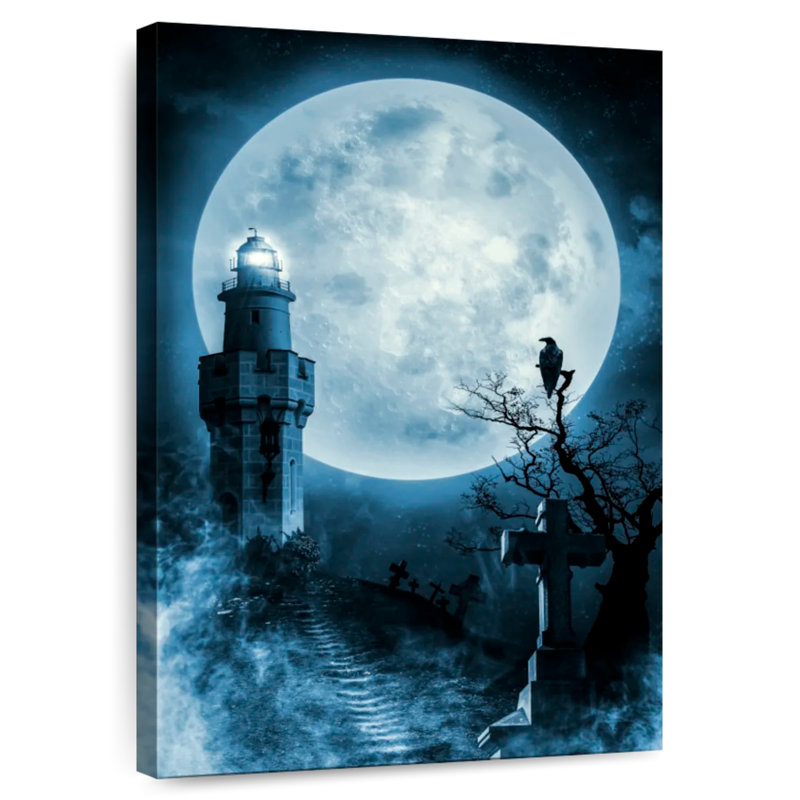 Kelan Halloween Castle, 51" H x 34" W